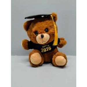 Graduation Teddy Bear 2025 – Plush Bear with Cap & Gown – Class of 2025 Gift for Graduates – Soft Stuffed Animal Keepsake for High School, College, or Kindergarten Graduation