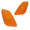 KYYET Left+Right Front Fender Side Marker Lights Lamps Assembly Compatible with 1997-2006 Jeep Wrangler TJ Marker Turn Signal Parking Lights Lamps Housing 55155629AC 55155628AC(Amber Lens)