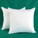 Extra Thick and Full Set of 2 Ultra Plump Cotton Fabric Throw Pillow Inserts, Filler for Decorative Cushion Cover, 24 X 24 Inches, There are Multiple Sizes to Choose from