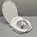Brondell Swash Bidet Toilet Seat, Non-Electric, Dual Temperature, Fits Round Toilets, White  Dual Nozzle System  with Easy Installation