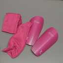 Northdeer Soccer Shin Guards for Kids Adults. Sleeves with Optimized Insert Pocket - Protective Soccer for Boys Girls Men (S (under 4'7"), Shin Pads 1 Pair + Sleeves 1 Pair, Pink)