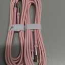 iPhone Charger 6FT 2Pack, Lightning Cable [Apple MFi Certified] iPhone Fast Charging Cord Compatible with iPhone 14/13/12/11 Pro Max/XS MAX/XR/8/7/Plus/6S/6/SE/5S/iPad (Pink)