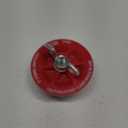 Oatey 33403 Plastic Plug (with Galvanized screw and wing nut), 4-Inch, Red (1 Count (Pack of 1))
