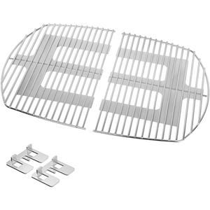 Stanbroil Solid Rod Stainless Steel Grill Cooking Grates for Weber Q300, Q320, Q3000, Q3100, Q3200 Series Gas Grill, Replacement Parts for Weber 7646