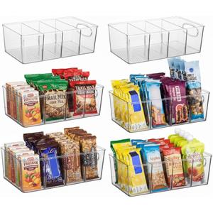 Pantry Organizers and Storage, Cabinet Organizer Kitchen Organizers and Storage - Fridge Organizer, Drawer Organizer & Snack Organizer - Refrigerator Organizers and Storage, Cupboard Shelf Organizer