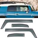 Rain Guards Window Visors for Toyota FJ Cruiser 2007-2014 Side Window Wind Deflectors