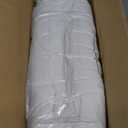 EASELAND California King Down Alternative Comforter - Quilted Duvet Insert for All Seasons, Soft Lightweight with Corner Tabs, Summer Winter Warm Bedding, White 96x104 Inches