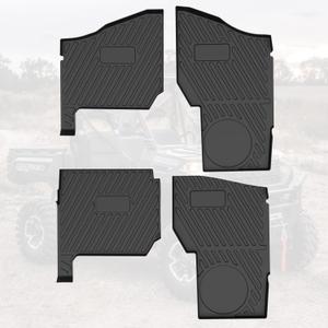 A & UTV PRO Floor Mats for Polaris Ranger 1000 XP Crew Accessories 2019-2025, 4 Seater Front & Rear Cargo Mat