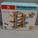 Toddler Toys for 1 2 Year Old Boy and Girl Gifts Wooden Race Track Car Ramp Racer with 4 Mini Car