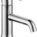 Delta Faucet Trinsic Single Hole Bathroom Faucet, Single Handle Bathroom Faucet Chrome, Bathroom Sink Faucet, Chrome 559LF-LPU