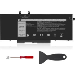3HWPP Laptop Battery Replacement for Dell Latitude 5401 5410 5411 5501 5510 5511 Precision 3541 3551 Inspiron 7706 2-in-1 Inspiron 17 7500/7506 2-in-1 Black 10X1J N2NLL 1VY7F 451-BCMN 15.2V 68Wh
