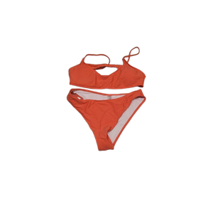 Peachy Orange 2 Piece Bathing Suit M