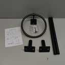 Matte Black Bathroom Accessories Set, KLJKPA 4 Pieces Bathroom Hardware Set, 24 inch Towel Bar, Towel Racks for Bathroom, Robe Towel Hooks, Toilet Paper Holder Wall Mounted