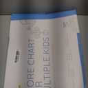 QUOKKA Behavior Chore Chart for Multiple Kids -7x10 inch Magnetic Board Also Hangs on The Wall - Includes 2 Charts and Accessories - Accommodates All Ages from Toddlers to Teens