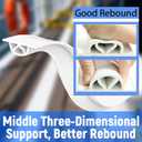 Dock Bumpers, 165 Inch Boat Dock Bumpers for Edging, Boat Dock Fenders for Greater Protection and Edge Guarding, Durable Dock Protectors for Boats, Includes Mounting Screws, 4pack