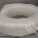 Lumex Raised Toilet Seat, 4.5" Riser, Non-Locking, Fits Most Toilets