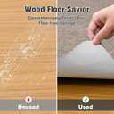 Placoot Desk Chair Mat for Hardwood Floor Corduroy Surface 1/6" Thick 55"x35" Office Chair Mat for Rolling Chairs-100% Large Anti-Slip Backing Under Desk Low-Pile Office Rug Floor Mat