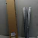 GlikCeil 4 Pcs File Cabinet Rails Adjustable Files Drawer Rails Metal File Cabinet Dividers 26'' to 40.5'' Adjustable Filing Cabinets Rail for Folders Storage (Silver)