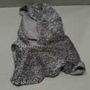 Renaissance Faux Chain Mail Coif Medieval Knight Cowl Crusader Armor Hood LARP Copsplay Costume Accessory (One Size, Silver Gray)