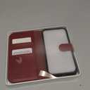 TUCCH Case Wallet for iPhone 13 6.1", Stand [RFID Blocking] [3 Card Holder] [TPU Shockproof Inner Shell], PU Leather Magnetic Protective Cover Compatible with iPhone 13 6.1" 2021, Dark Red