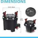 Fluval FX4 High Performance Aquarium Filter, Canister Filter for Aquariums up to 250 Gal.