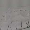 No Hook Striped Shower Curtain with Snap in Liner Set - Hotel Shower Curtain and Liner Set with See Through Mesh Top Window,Machine Washable, 71x74 INCH - Black & White Herringbone