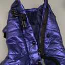 AOFITEE Dog Coat, Waterproof Dog Jacket for Winter, Warm Fullbody Dogs Snowsuit, Winter Coat for Small Dogs, Zip Up Pet Puffer Jacket Fleece Vest, Outdoor Reflective Cold Weather Pet Coats, Medium (Blue)