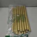 Gold Extra Long Curtain Rod 30 to 240 inch, Heavy Duty Curtain Rods for Windows with Modern End Caps, 1 inch Drapery Rods Set for Outdoor Patio, Adjustable Curtain Rod for Room, Gold