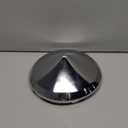 Grand General 10700 Chrome Universal Front Cone Hub Cap with 7/16" Lip and 6 Notches (Chrome Plated Steel)