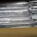 Reginary 30 Pieces Wedding Umbrellas Bulk Auto Open Stick Umbrellas with White European J Hook Handle Windproof Large Canopy Umbrella for Outdoor Wedding Bride Groom Photography Golf