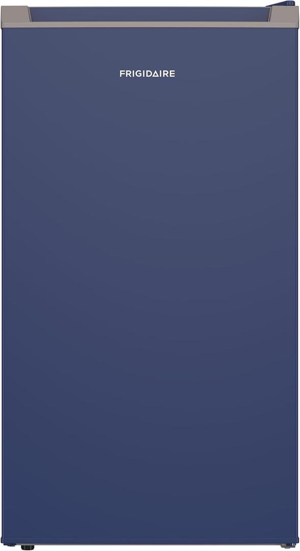 Frigidaire Mini Refrigerator, Compact Freezer Compartment, Adjustable Thermostat Control, Reversible Door, Contemporary Series, 3.2 cu ft, Blue