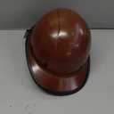 GREEN DEVIL Fiberglass Full Brim Hard Hat OSHA & ANSI Rated Fiber Hardhat for Men with Brim Guard (Natural Tan Cap Style)