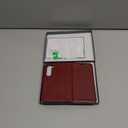 MONASAY Wallet Case Compatible for Galaxy S23 5G,[RFID Blocking] Flip Folio Leather Cell Phone Cover with Credit Card Holder, 6.1 inch, Burgundy