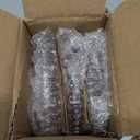 Glass Pillar Candle Holder, 4" Pink Candle Plates Set of 3, Glass Candle Holders for Wedding, Party, Holiday, Home Decor, Table Centerpiece