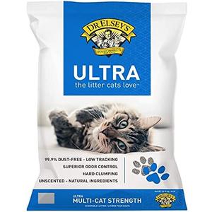 Dr. Elsey's Ultra UnScented Clumping Clay Cat Litter 40 lb. Bag
