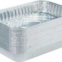 Waytiffer 30Pack 6415 Drip Pans Compatible with Weber Grills Spirit Gas Grills, Q Grills, Genesis and Genesis II LX 200 300 Series,Disposable Aluminum Foil BBQ Grease Trays, 8.5 x 6 Inch