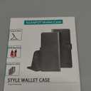 SUANPOT Compatible with iPhone 16 Pro 6.3" Wallet case with RFID Blocking Credit Card Holder,Flip Book PU Leather Protective Cover Women Men for Apple 16 Pro Phone case Red