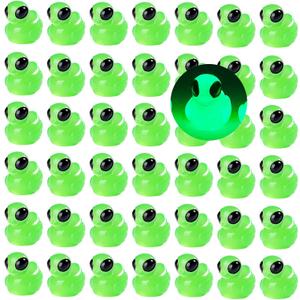 100 Pcs Mini Resin Alien Duck Figurines, Luminous, 0.7087 inches