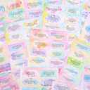 2 x 360Pcs Inspirational Christian Stickers, Verse Jesus Stickers for Laptop Scrapbook Journaling Planner, Bible Study Vision Board Supplies Christian Easter Gifts for Kids (Bible)