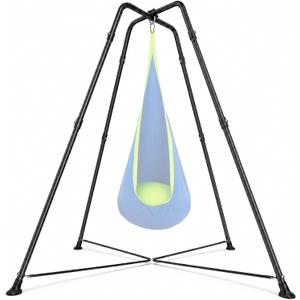 350 lb X-Shaped Metal Swing Stand for Indoor & Outdoor Use | Steel Frame for Indoor & Outdoor Use, Stable X-Shaped Base, Fits Most Sensory Swings, Easy Assembly (Swing Not Included)