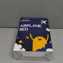 LUMARA Toddler Airplane Bed - Inflatable Airplane Bed for Toddlers, Plane Baby Mattress for Kids - Blow Up Air Mattress for Child Flight Sleep with Safety Belt, Innovative Valves, No Pump Needed (Blue)