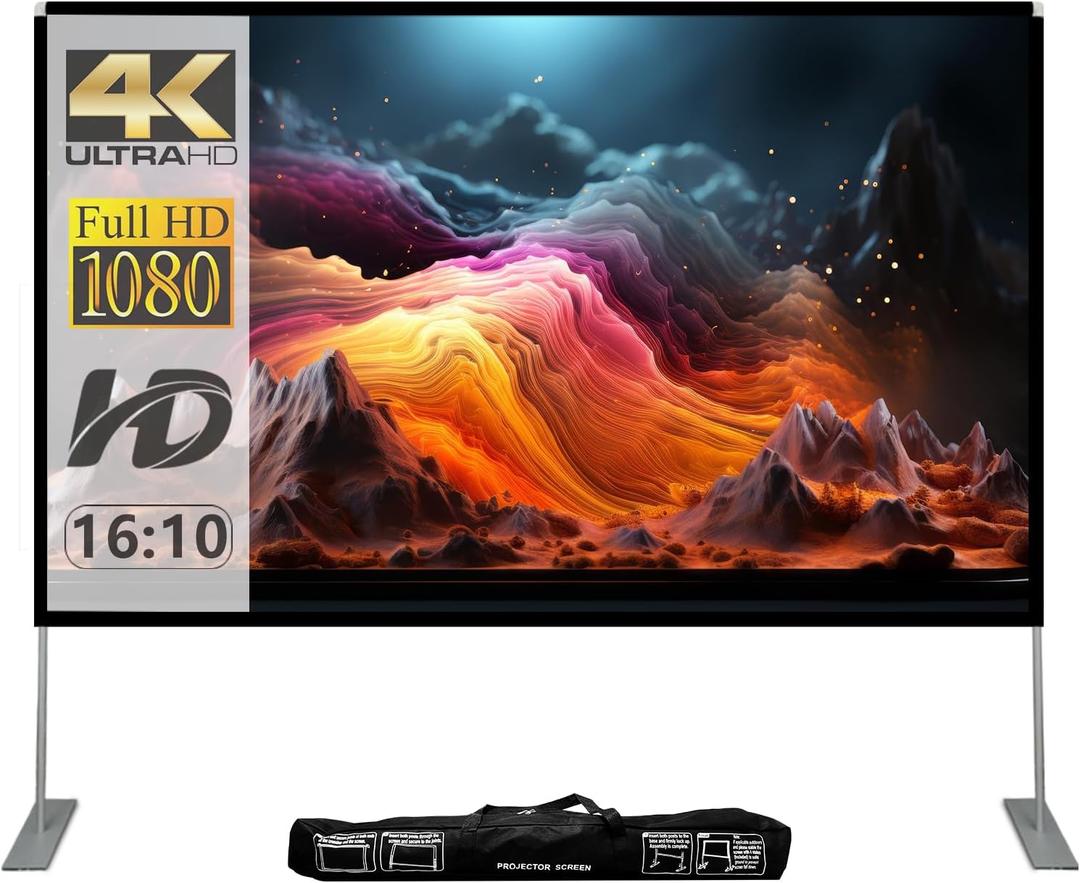 100 Inch Projector Screen and Stand