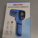 Infrared Thermometer Temperature Gun, -40 to 2192 Dual Laser High Temp Thermometer with LCD Color Display, Non-Contact Industrial Pyrometer 50:1 Distance Ratio, Adjustable Emissivity