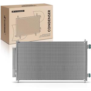A-Premium Air Conditioning A/C Condenser - Fits for 3599 - Compatible with 2007-2011 Honda CR-V L4 2.4L, Sport Utility