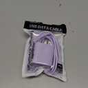 Lavender Charger Purple USB C to USB C Cable i Phone Charger Fast Charging 6FT Long, 20W Type C Cord Charger Charging for i Phone 16/15/17/Pro Max/Plus MacBook Pro Air,iPad Air, Samsung Galaxy S25/S24