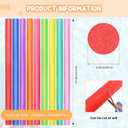 Yaomiao 55 Inch Bulk Pool Noodles Jumbo Foam Pool Noodles in The Swimming Pool Colorful Thick Noodles for Adults Floating and School Craft Projects