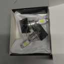 AC/DC 9-36V H11B LED Fog Light Bulb White,3800LM Super Bright 2x45mil 5730 Chips H11C1 LED Bulbs for Cars Trucks,Non-Polarity.2-Packs.