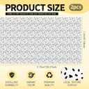 3 x Hahafelt 1 Pack 47 x 108 in Fabric Bulletin Board Roll,Spot, 14.6" x 13"