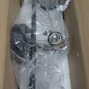 Apenath 3 Lights Bathroom Light, Black Gold Vanity Light Fixture, Wall Sconces with Globe Clear Glass Shade, Farmhouse Wall Mount Lamp for Mirror, Kitchen, Porch, Living Room, Workshop