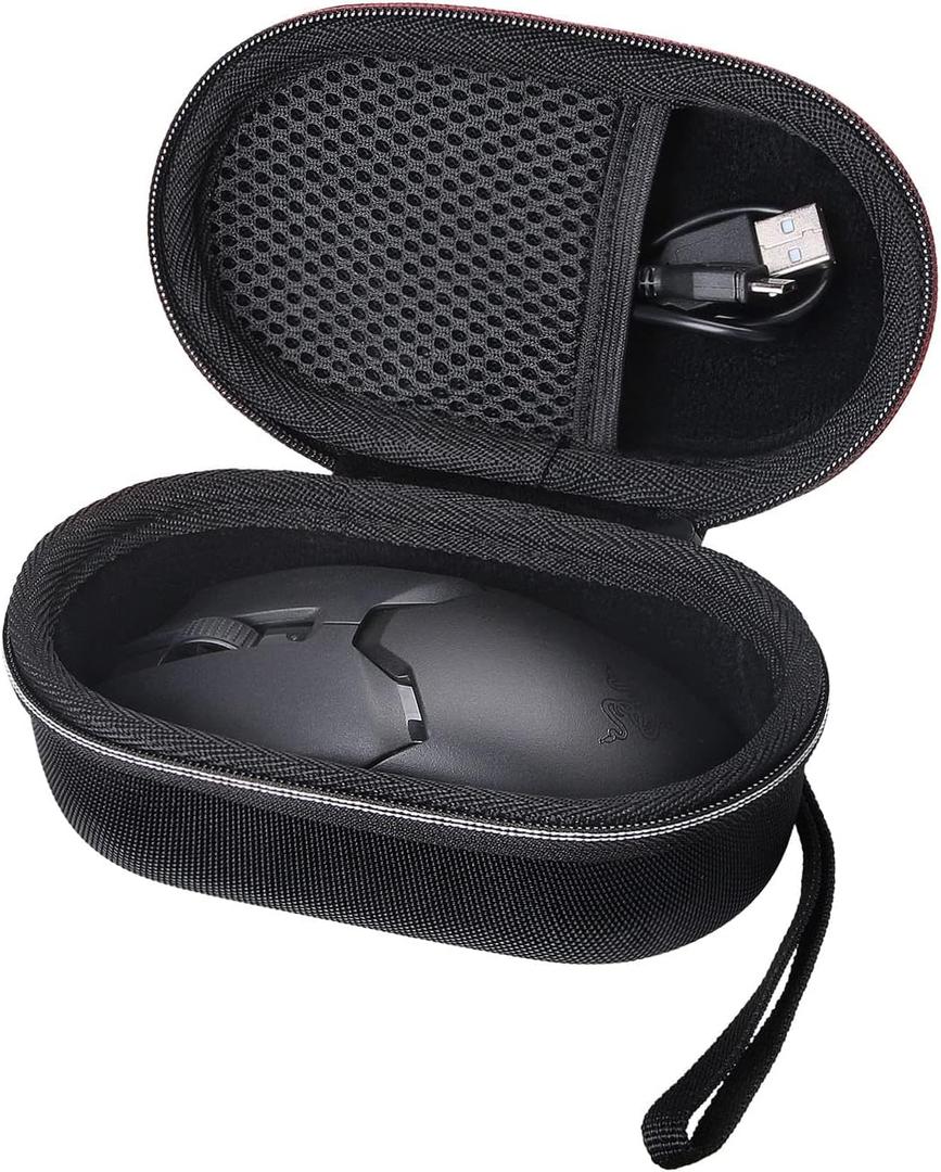 XANAD Case for Logitech/Apple/HP/Razer Mouse - Fit M510/M650/M170/Magic Mouse/Razer Viper V2 Pro Hyperspeed Wireless Gaming - Protective Carrying Storage Bag (Black)